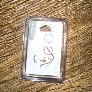 Claire’s faux piercing